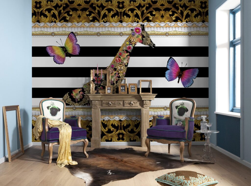 Foto behang Giraffe 8-952 - Afbeelding 2