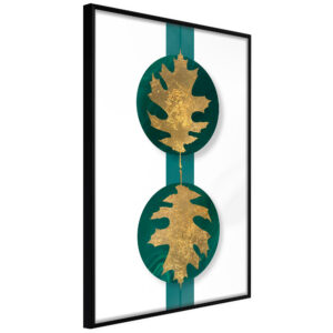 Gilded Oak Leaves