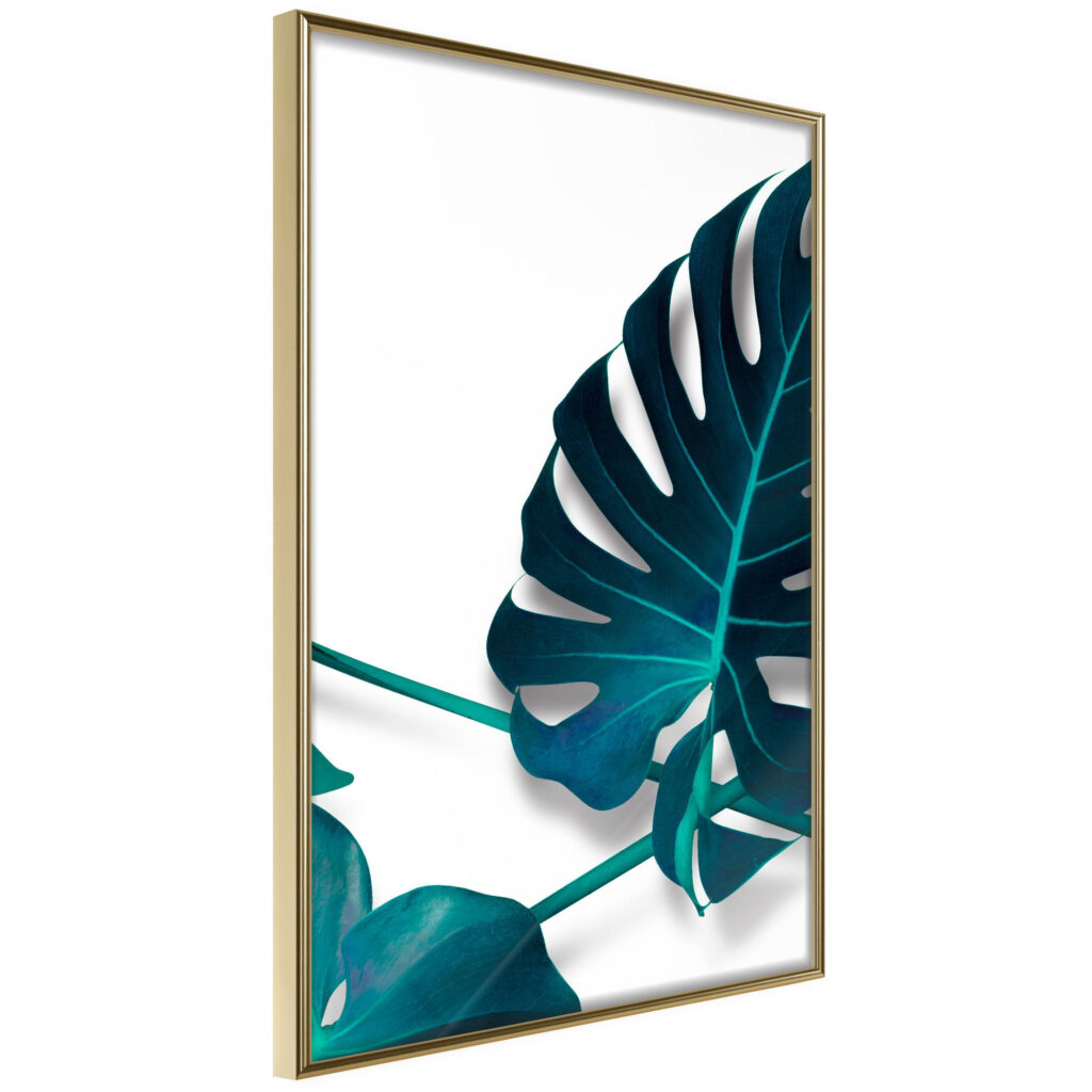 Turquoise Monstera I - Afbeelding 2
