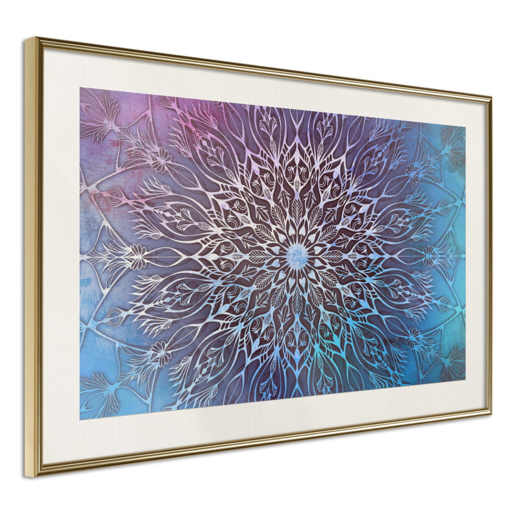 Blue and Pink Mandala - Afbeelding 2