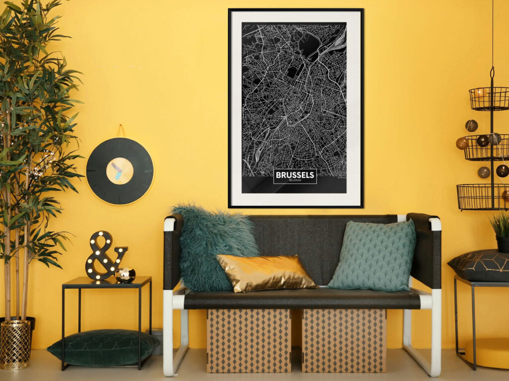 City Map: Brussels (Dark) - Afbeelding 4