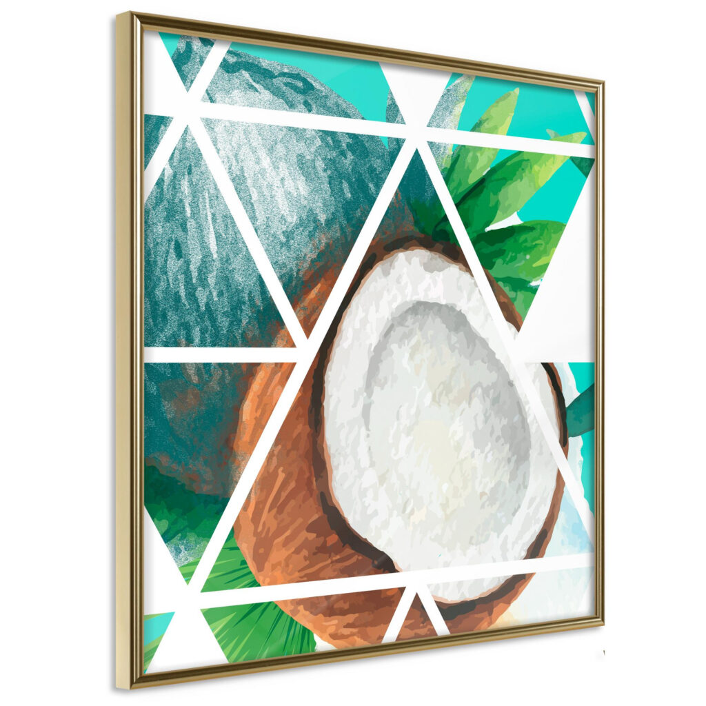 Tropical Mosaic with Coconut (Square) - Afbeelding 3