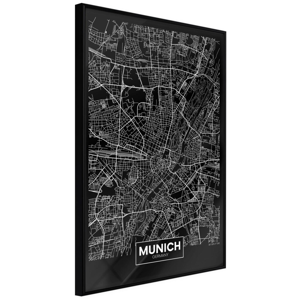 City Map: Munich (Dark)
