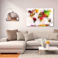 Afbeelding op kurk - Artistic World