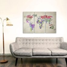 Afbeelding op kurk - Colorful Countries