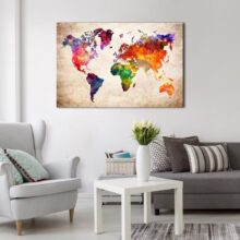 Afbeelding op kurk - Colourful Universe