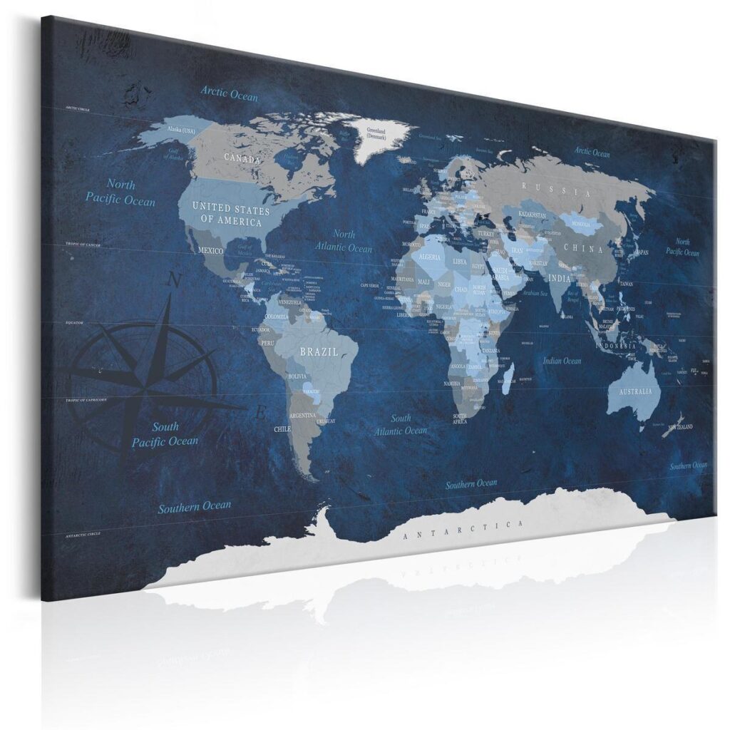 Afbeelding op kurk - Dark Blue World - Afbeelding 3
