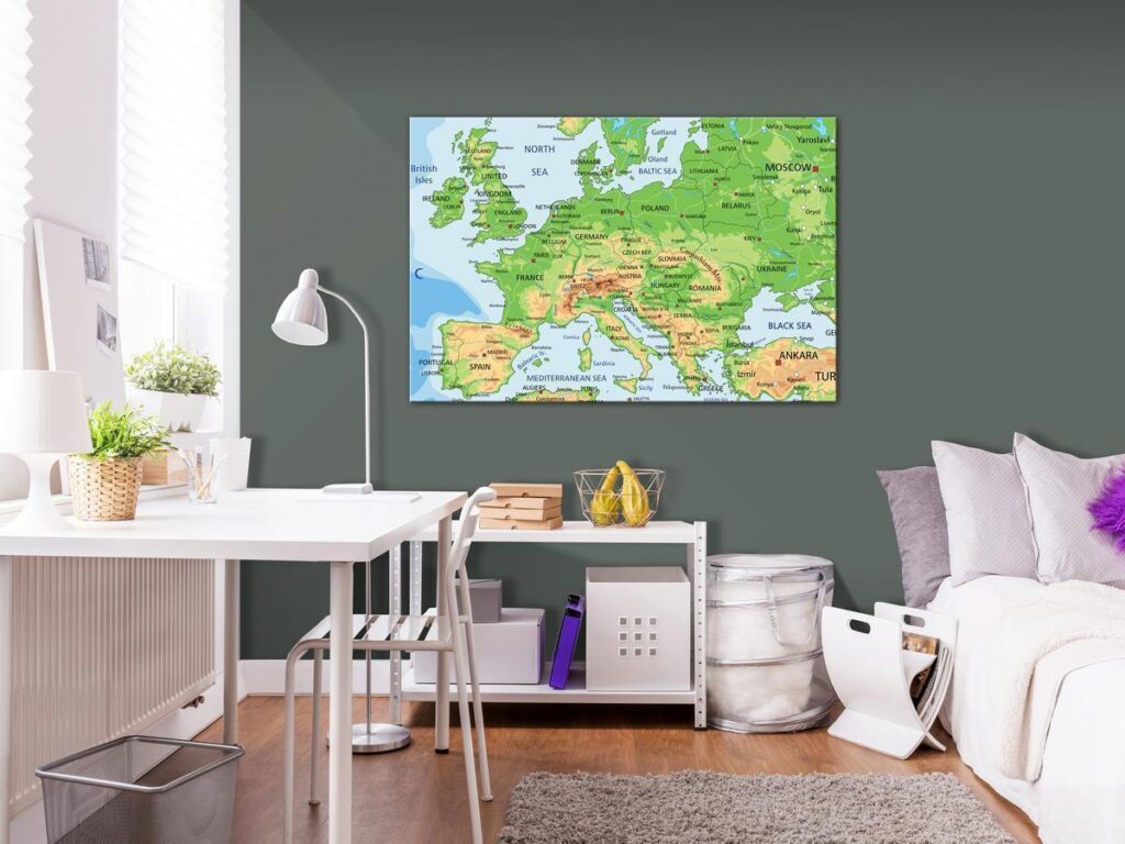 Afbeelding op kurk - Europe