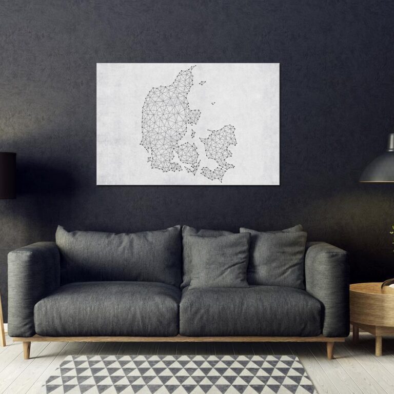 Afbeelding op kurk - Geometric Land