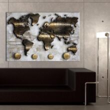 Afbeelding op kurk - Golden Journey