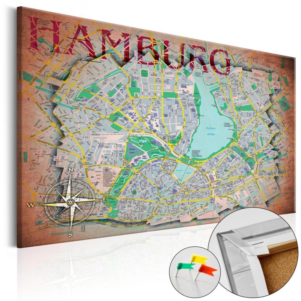 Afbeelding op kurk - Hamburg - Afbeelding 3