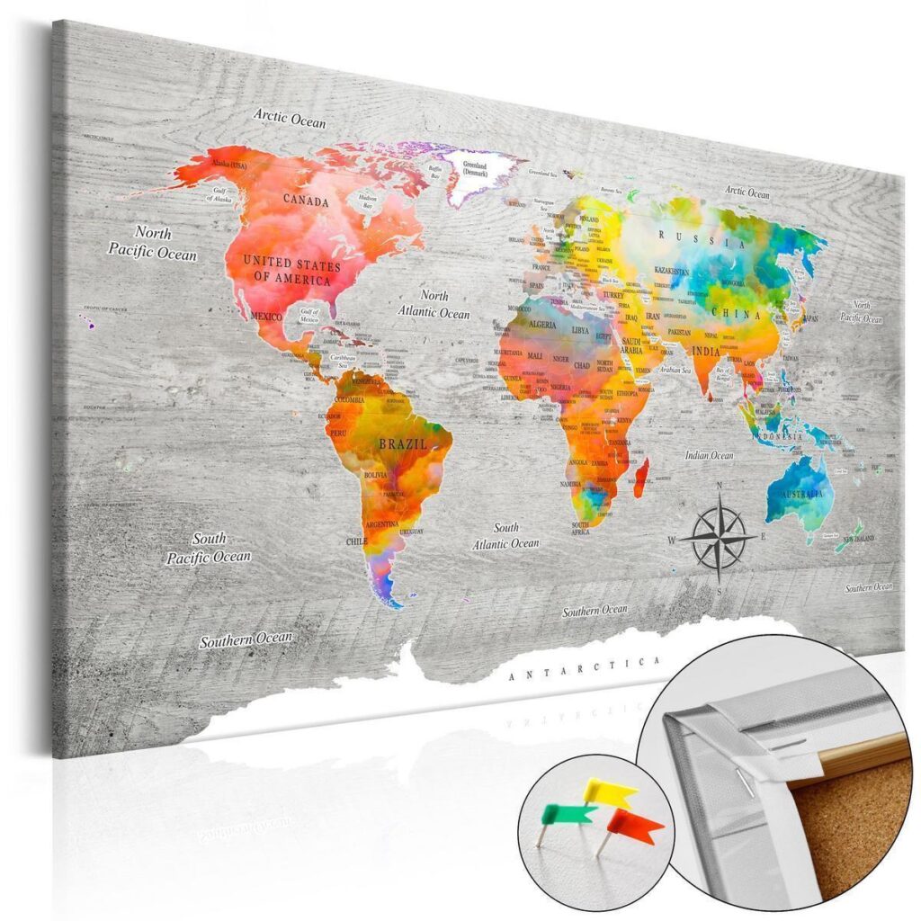Afbeelding op kurk - Multicolored Travels - Afbeelding 3