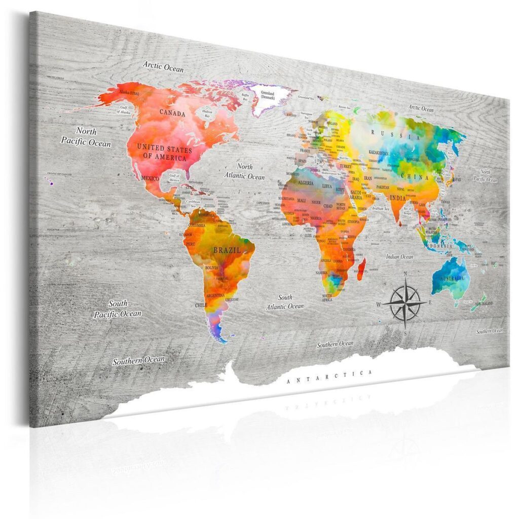 Afbeelding op kurk - Multicolored Travels - Afbeelding 4