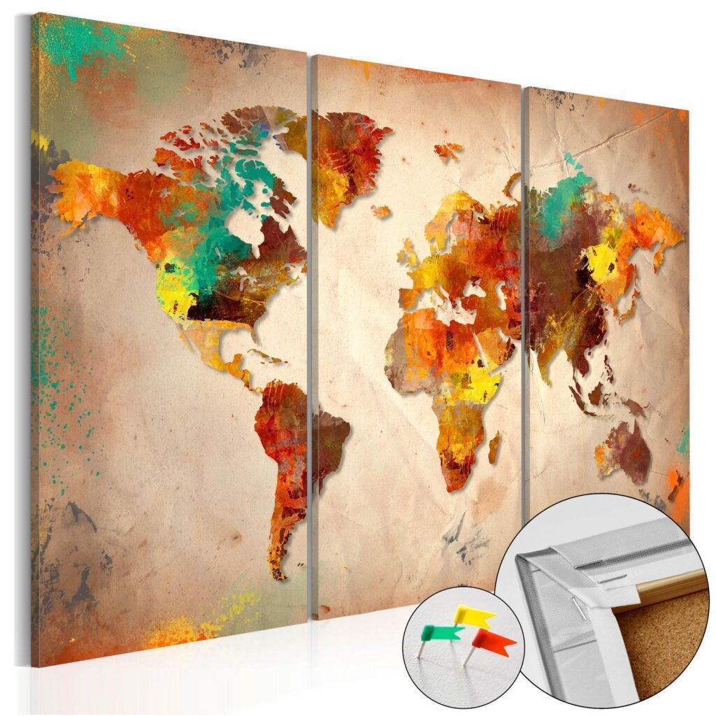 Afbeelding op kurk - Painted World - Afbeelding 3