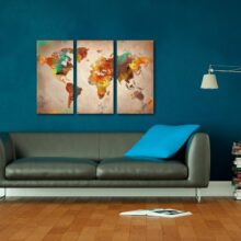 Afbeelding op kurk - Painted World