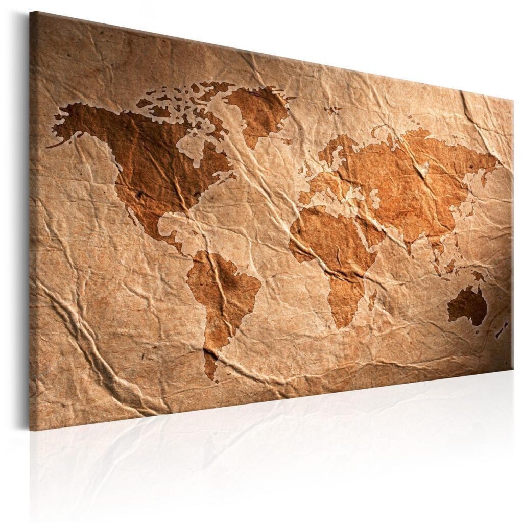 Afbeelding op kurk - Paper Map - Afbeelding 2