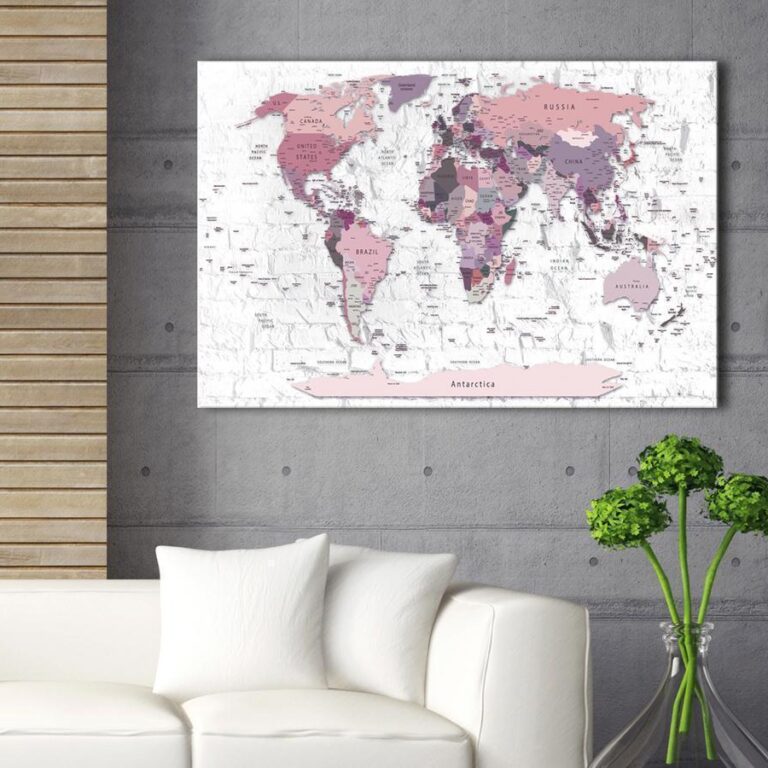 Afbeelding op kurk - Pink Frontiers