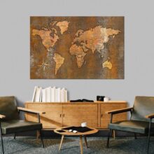 Afbeelding op kurk - Rusty World