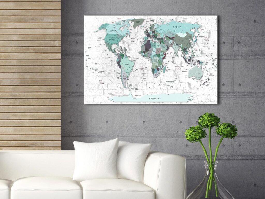 Afbeelding op kurk - Sky-blue Border - Afbeelding 3