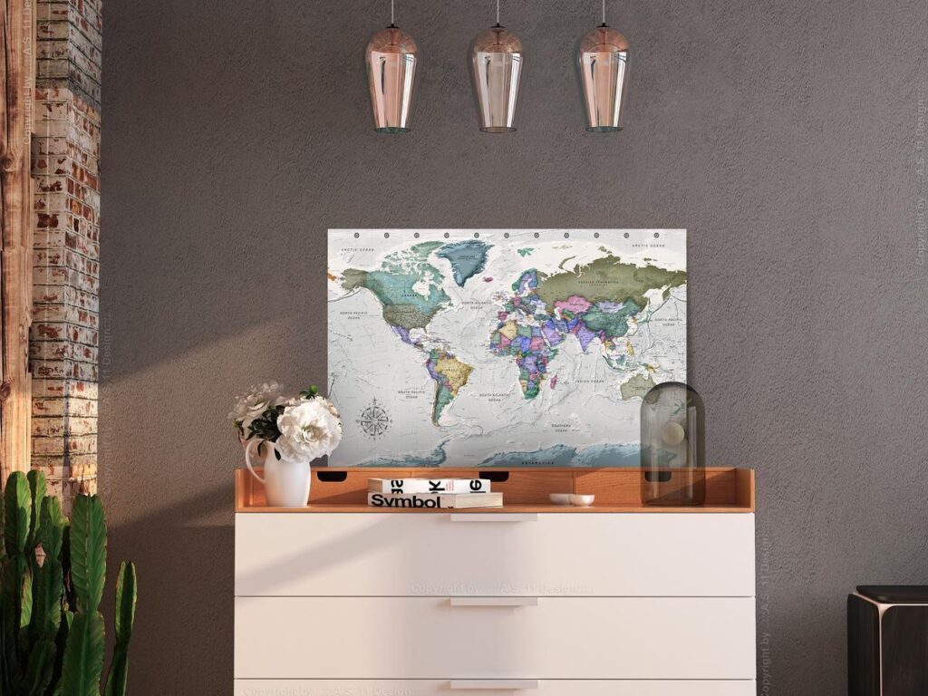 Afbeelding op kurk - World Destinations (1 Part) Wide