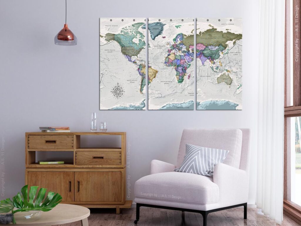Afbeelding op kurk - World Destinations (3 Parts)