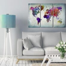 Afbeelding op kurk - World in Colors