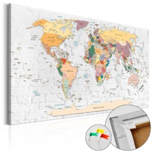 Afbeelding op kurk - World's Walls
