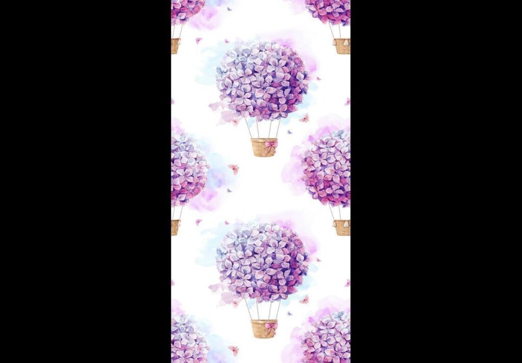 Behang - Balloons of Flowers