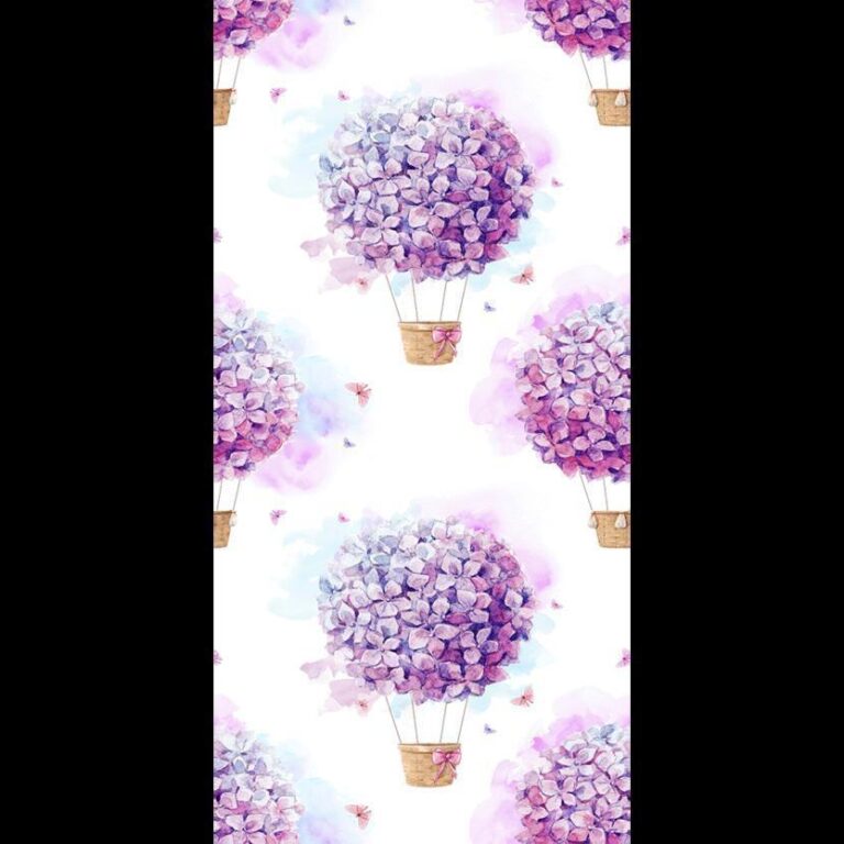 Behang - Balloons of Flowers