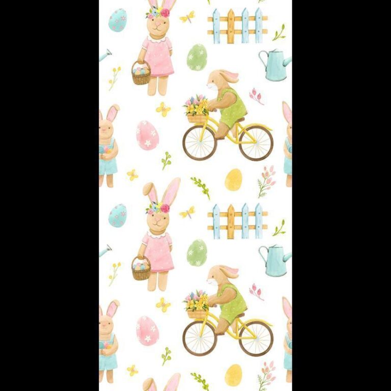 Behang - Bunny Idyll