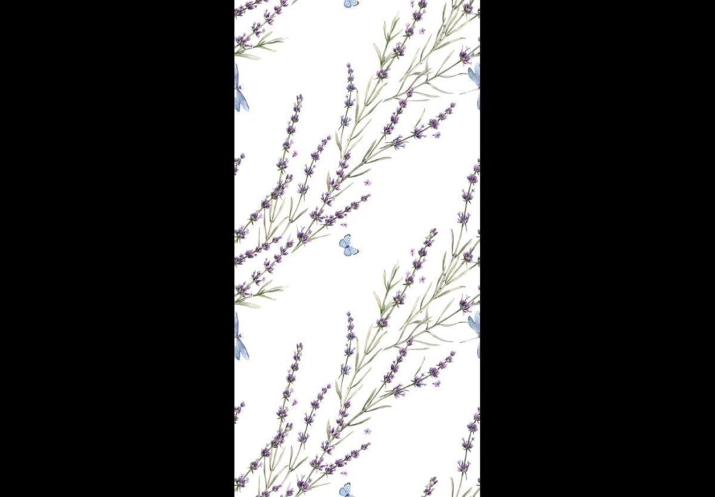 Behang - Butterflies Among the Lavender - Afbeelding 3