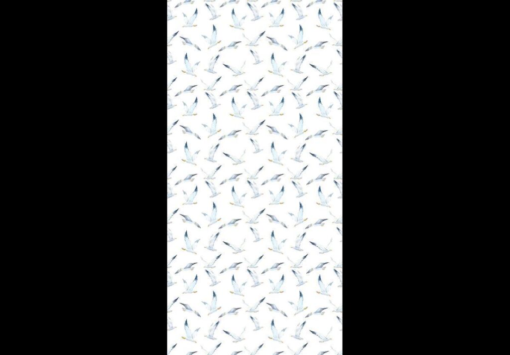 Behang - Flying Seagulls - Afbeelding 2