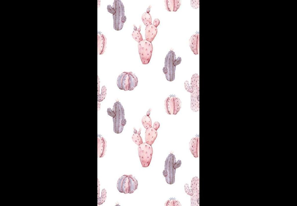 Behang - Pink Cacti