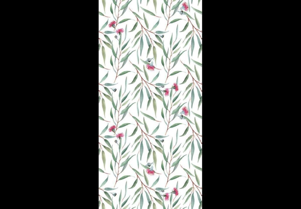 Behang - Pink Flower Buds