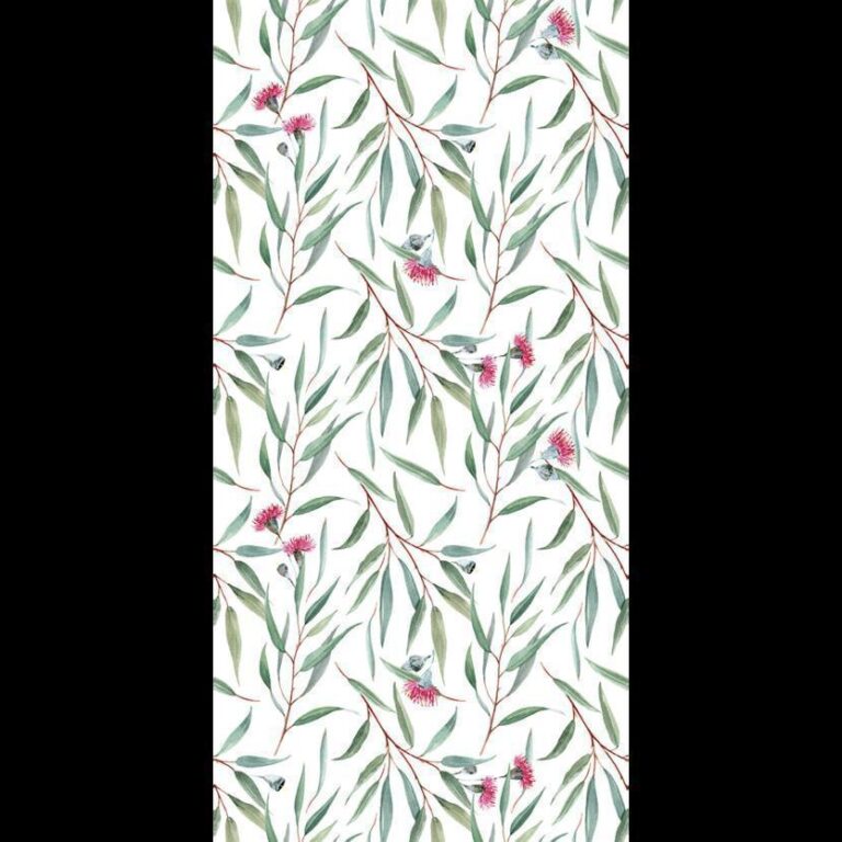 Behang - Pink Flower Buds