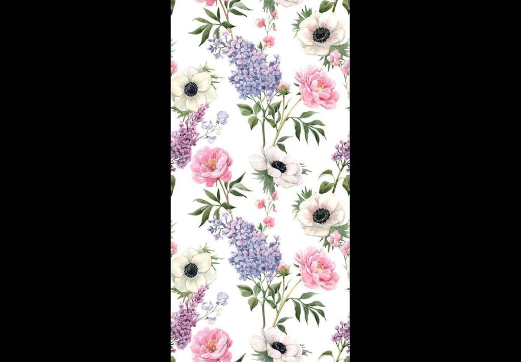 Behang - Roses and Lilacs - Afbeelding 3