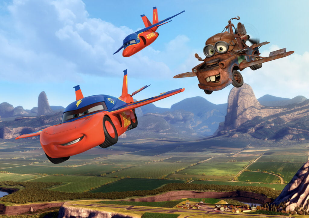 Foto behang Cars Flying FTD2206