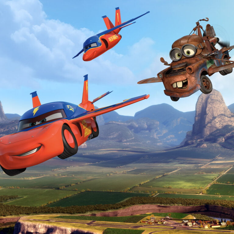 Foto behang Cars Flying FTD2206