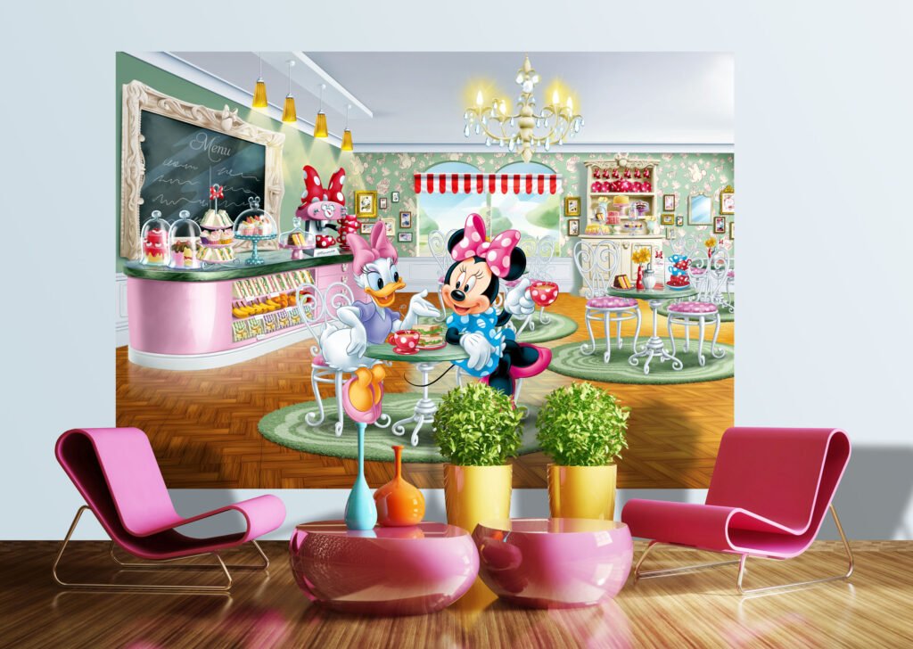 Foto behang Disney Minnie en Daisy FTDS1926 - Afbeelding 2