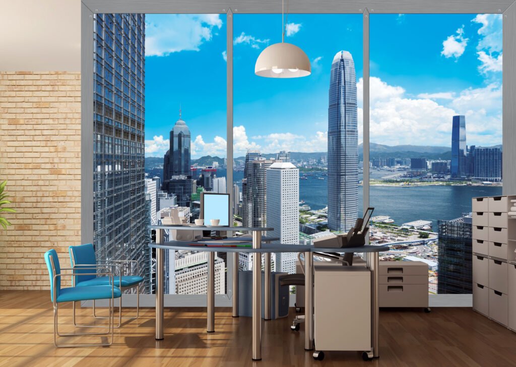 Foto behang Hong Kong FTS1318 - Afbeelding 2
