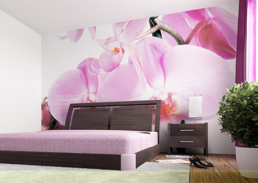 Foto behang Paarse Orchideeën FTS0049 - Afbeelding 2