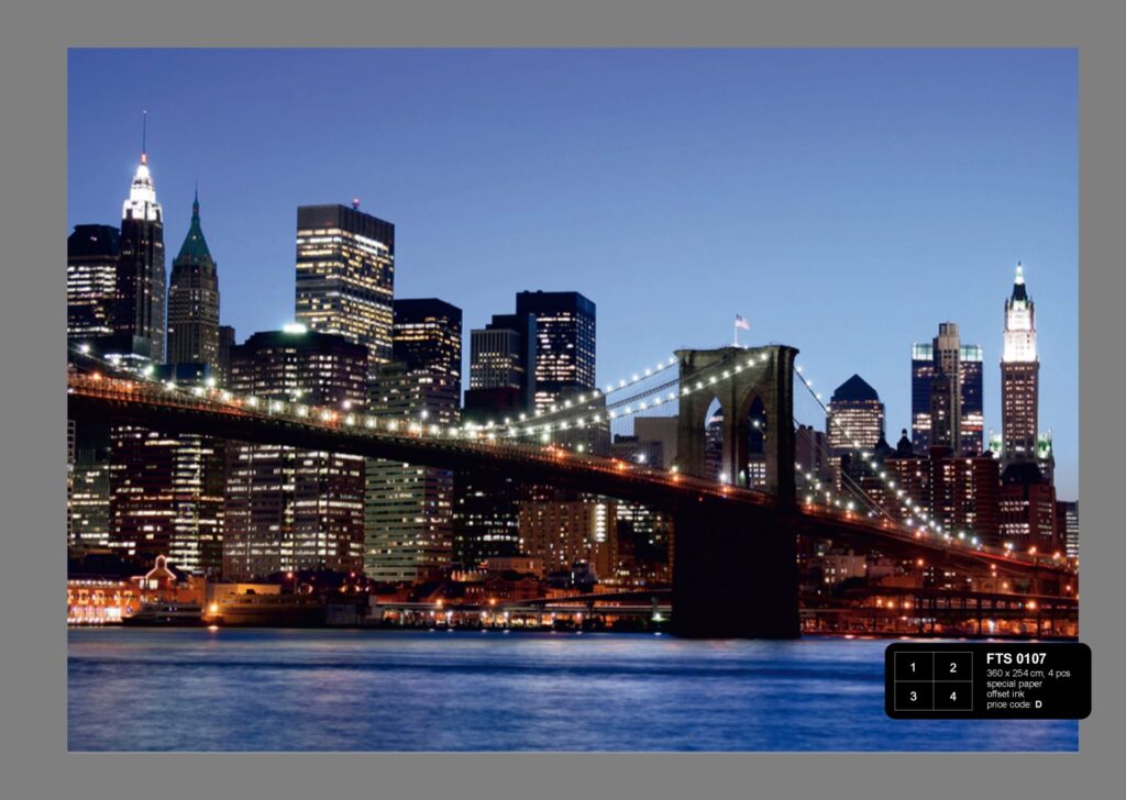 Foto behang Broolyn Bridge FTS0107