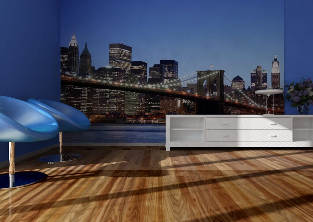 Foto behang Broolyn Bridge FTS0107 - Afbeelding 2