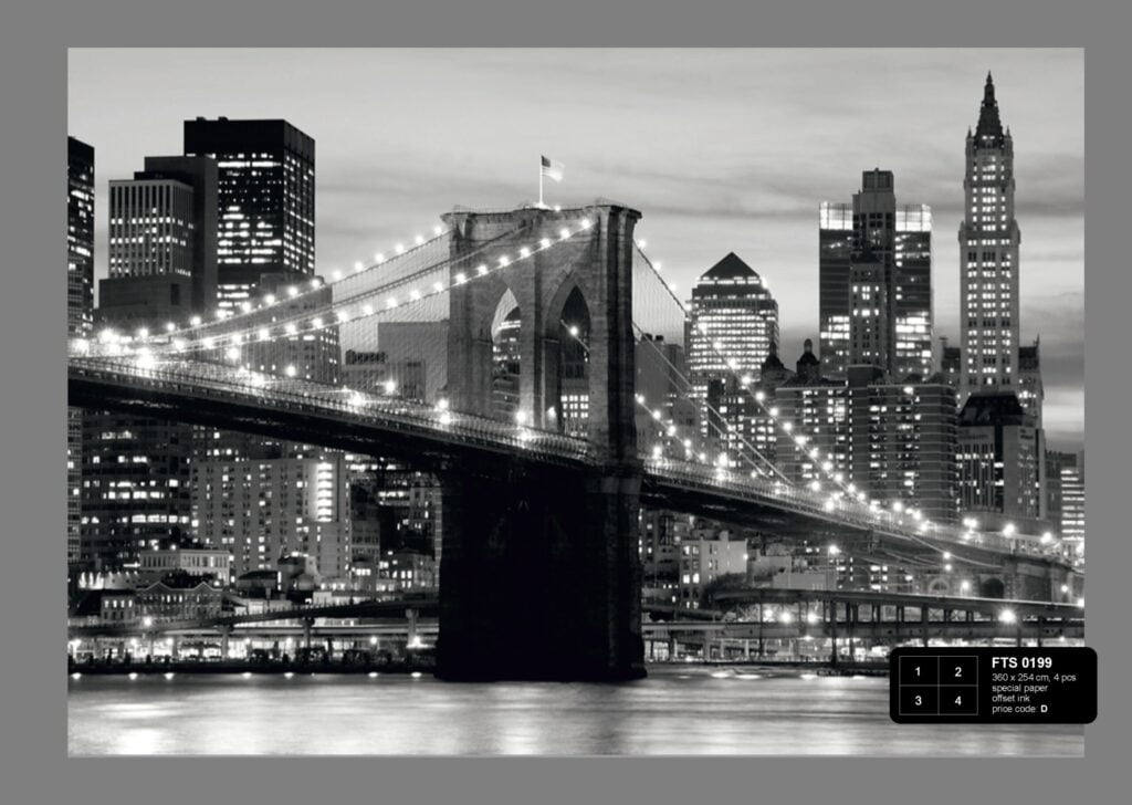 Foto behang Brooklyn Bridge FTS0199