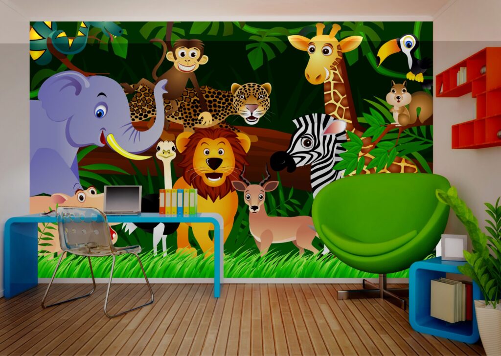 Foto behang Jungle Safari FTS1307 - Afbeelding 2