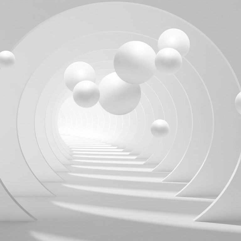 Fotobehang - 3D Tunnel