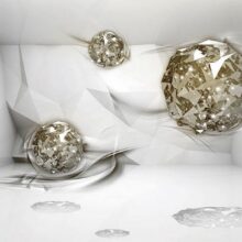 Fotobehang - Abstract Diamonds