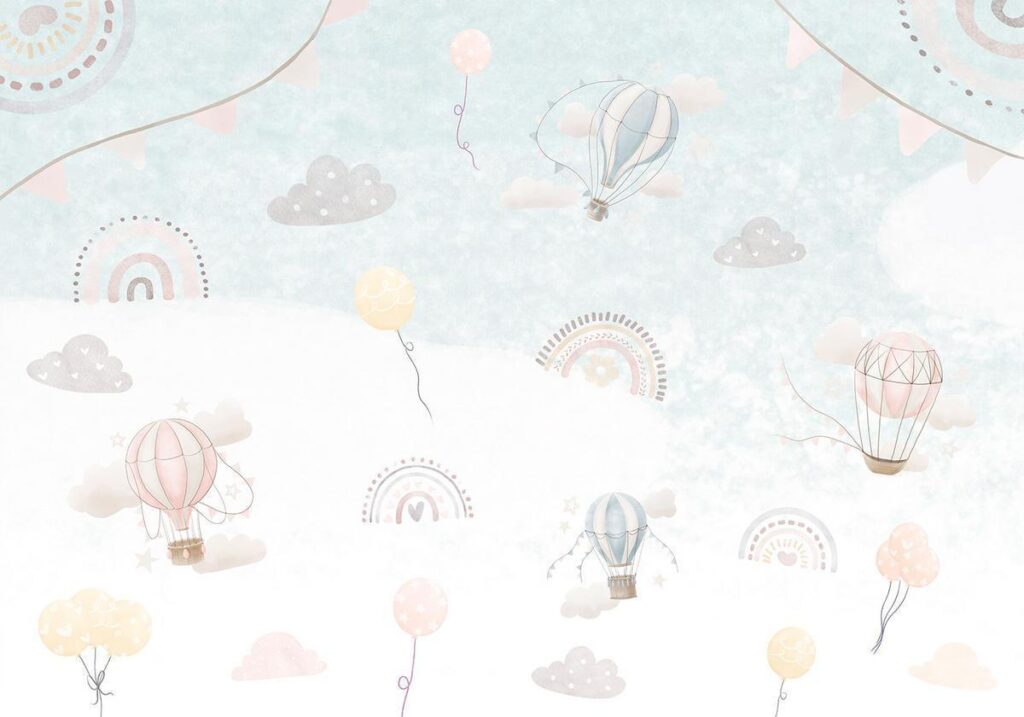 Fotobehang - Adventure Among the Clouds - Afbeelding 2