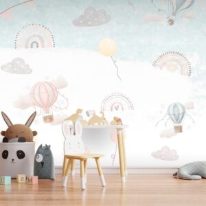 Fotobehang - Adventure Among the Clouds