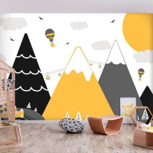 Fotobehang - Adventure in the Mountains
